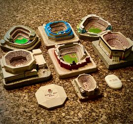 Limited Edition Handcrafted in Arizona Sports Stadiums. Yankee Stadium, Dodger Stadium, Tiger Stadium, etc.