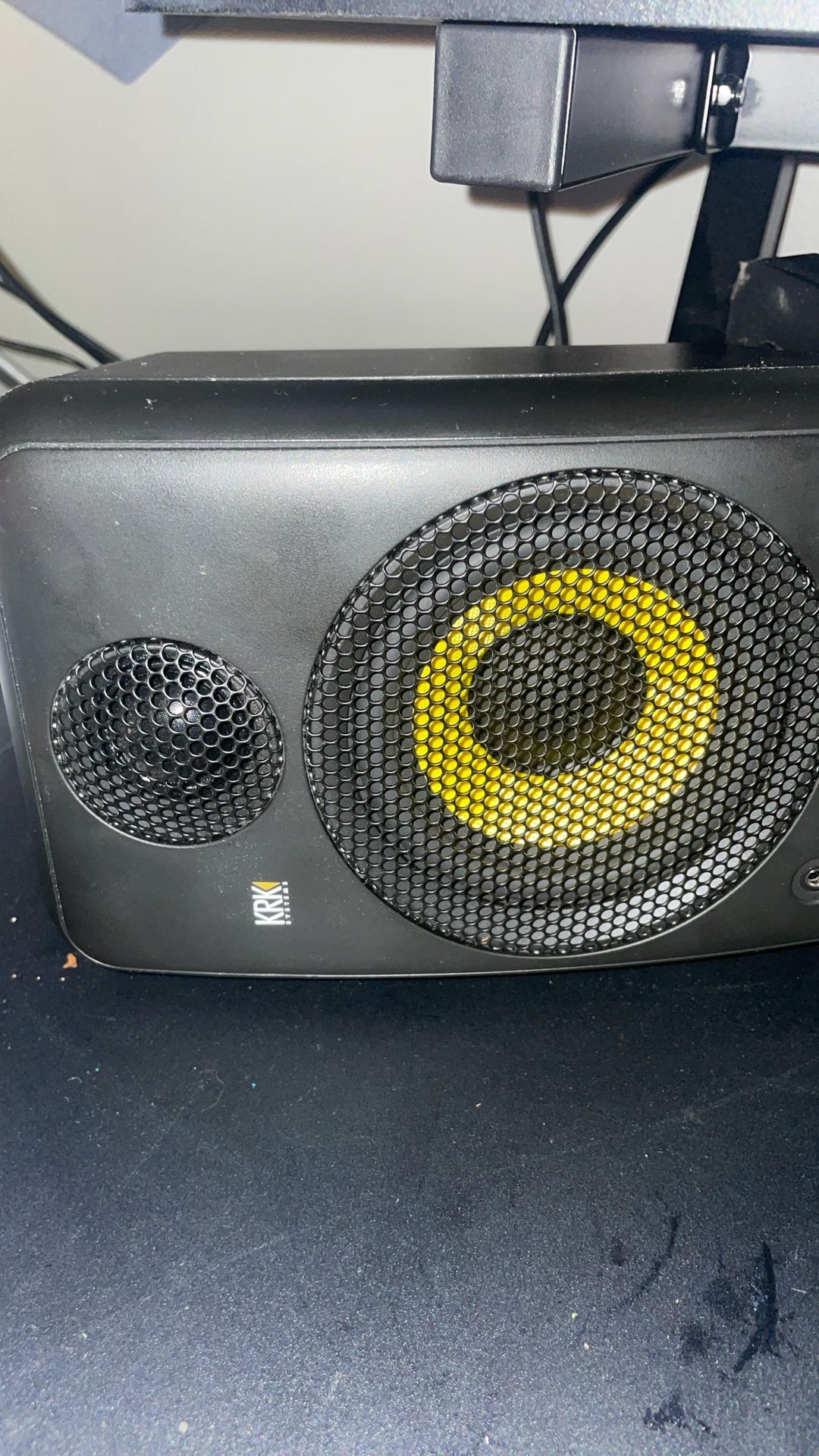 Mini KRK Studio Monitors And Mackie ProFX12v3 Audio Mixer