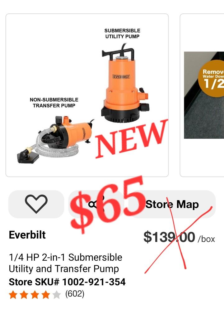 Utility and Transfer Pump