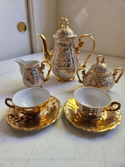 22k gold tea set Germany