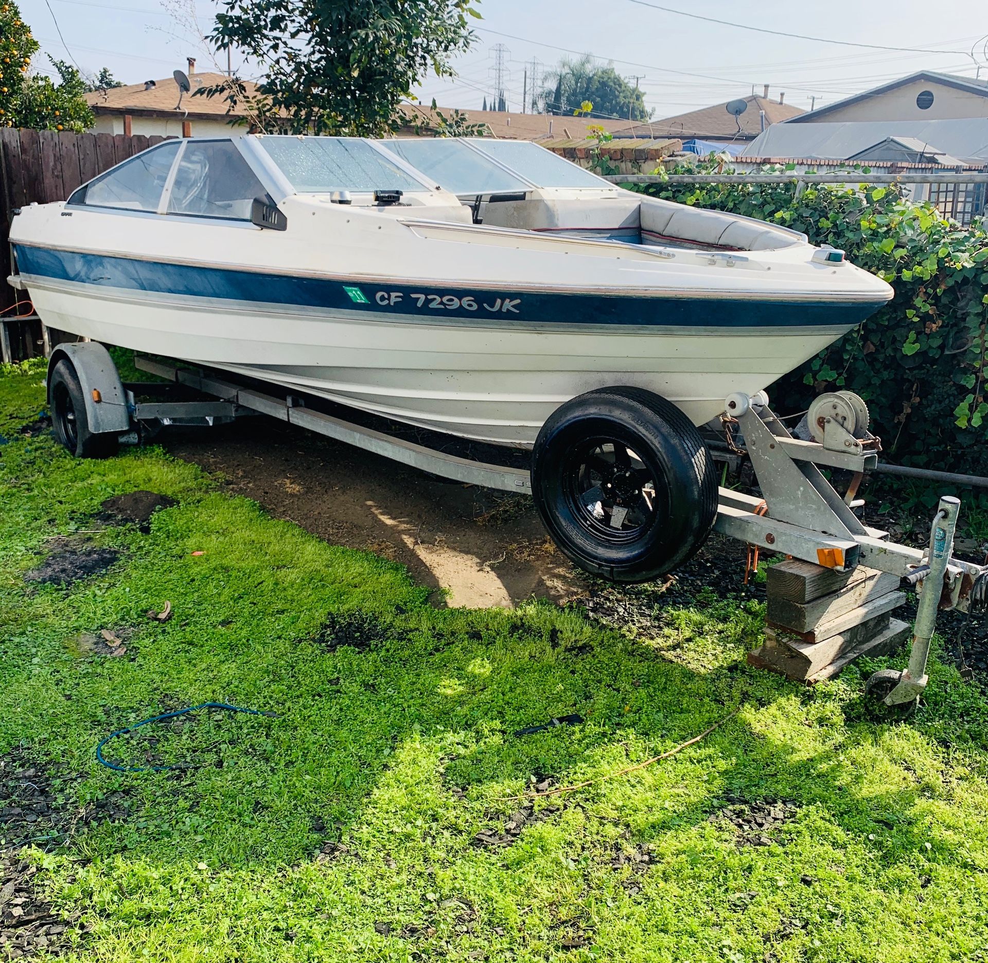 Project Boat with Trailer & Motor