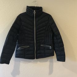 Black Michael Kors Packable down Jacket Size L