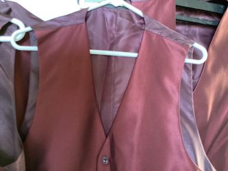 Burgundy Dress Vest  / Coat / Slacks. $30.00 a 3 Piece Suit