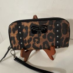 Cute Wallet In Cheetah Print Never Used