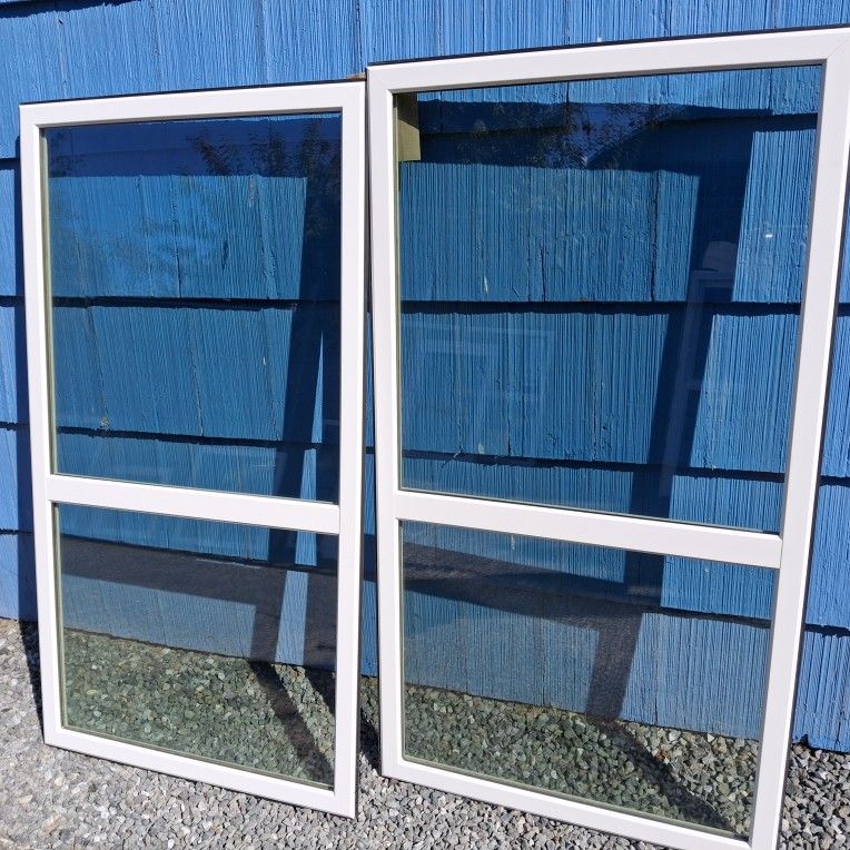 New 2-Wood Windows 30x54 Picture by Marvin 