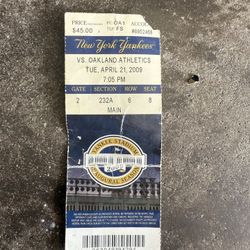 yankee ticket 
