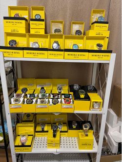 Invicta watches and Activa X Invicta and others starting $20.00 and up.