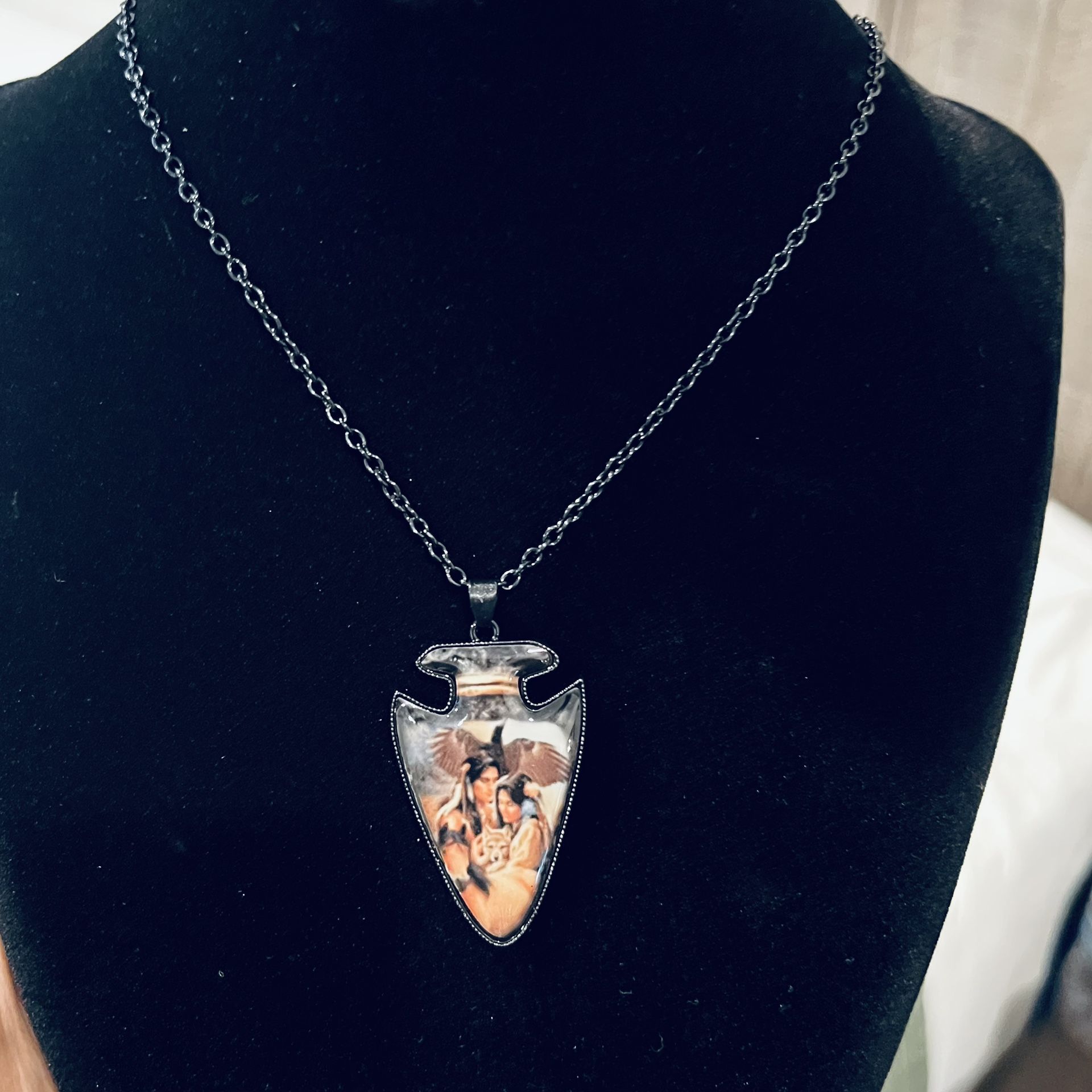 Tribal Couple Charm/chain