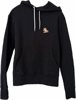 Maison Kitsune Chillax Fox Patch Classic Hoodie - size Large