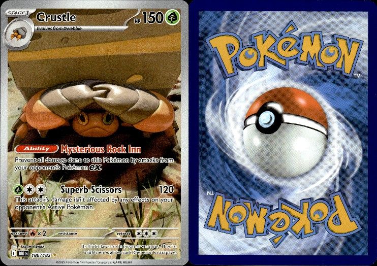 Crustle #186 Pokemon Destined Rivals