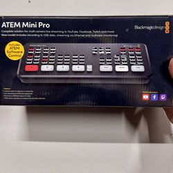 Blackmagic Design ATEM Mini Pro HDMI Video Production Studio with Livestreaming