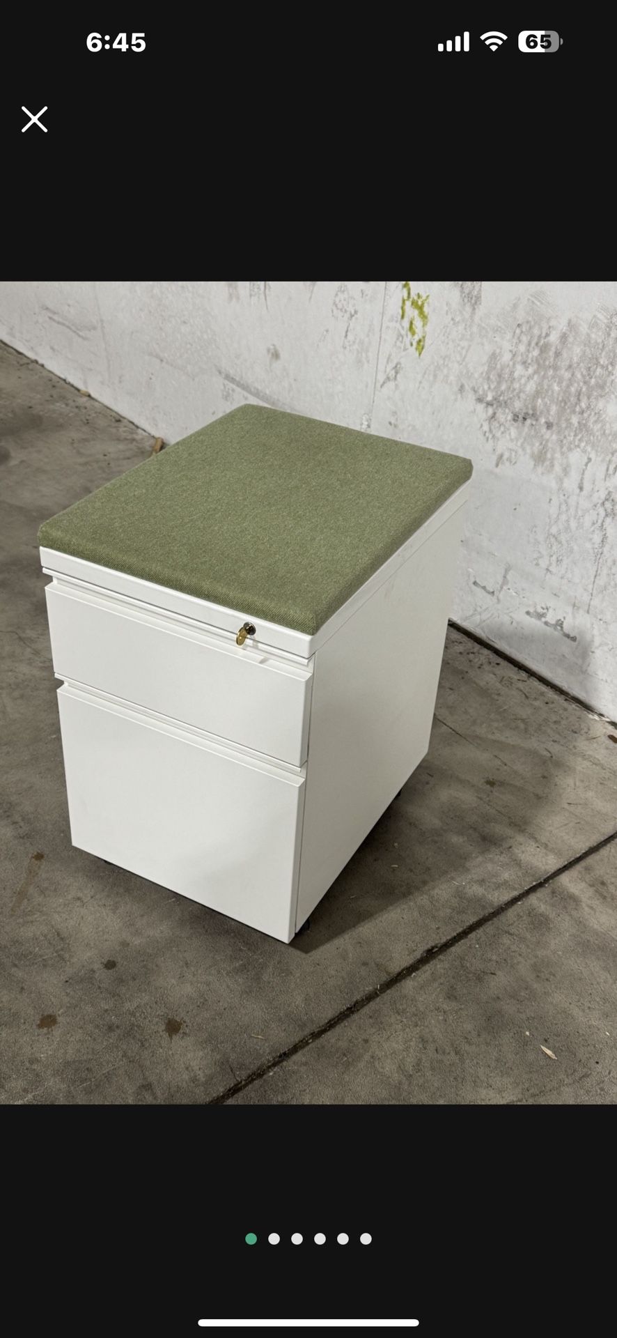Rolling File Cabinet with Drawer Storage (Lockable)