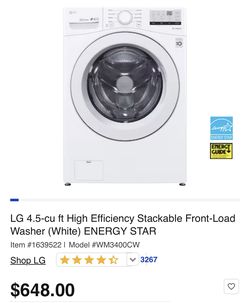 LG Washer And Dryer Front Loader In Great Condition