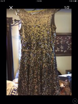 Beautiful silver dress