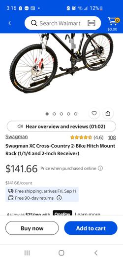 Swagman cross country bike rack
