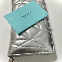 Tiffany & co Quilted Large Wallet 