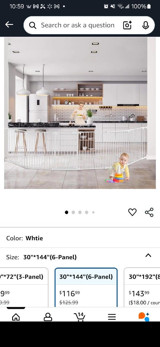 XL WIDE Baby Gate
