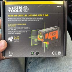 Klein- GREEN- Mini Line Laser With Plumb Pointer