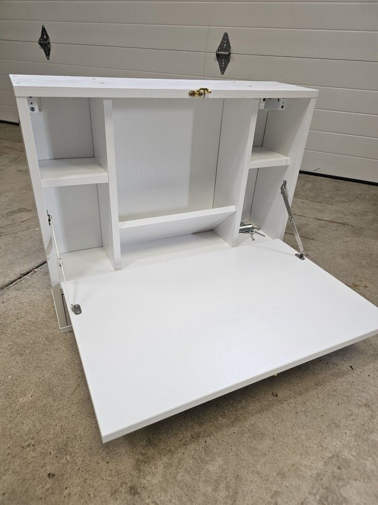 Wall Mounted Compact Desk  Or Vanity