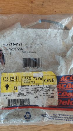 Chevy Ac Delco exhaust temperature sensor