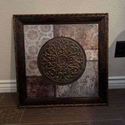 Framed Decorative Wall Art 24” x 24