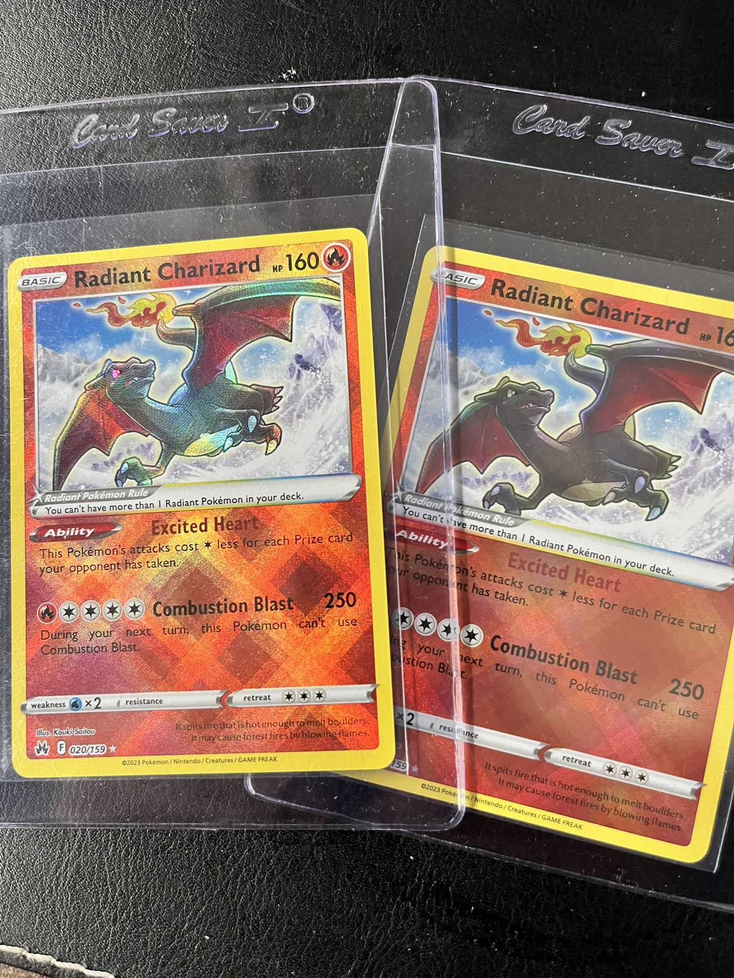 Pokémon Radiant Charizard – Crown Zenith 020/159 – Raw Pack Fresh (x2 Available)