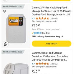 Airtight Pet Food Containers