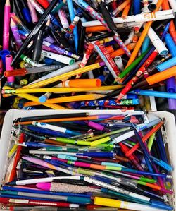 Large Mixed Lot of Pens and Pencils Bulk Sale