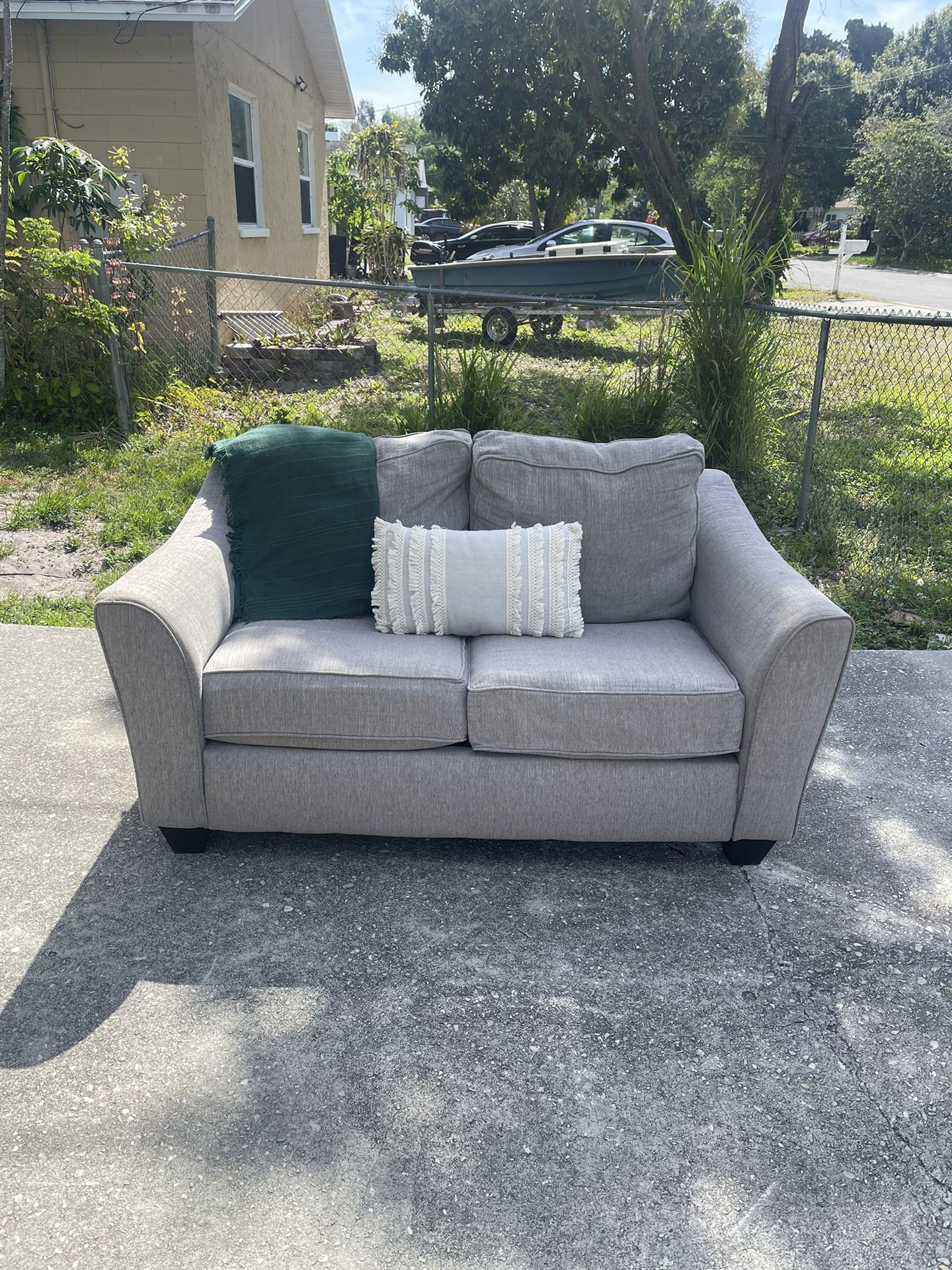 Grey Love Seat Couch FREE DELIVERY 