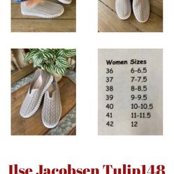 Flats llse Jacobsen Size 10 Grey $50
