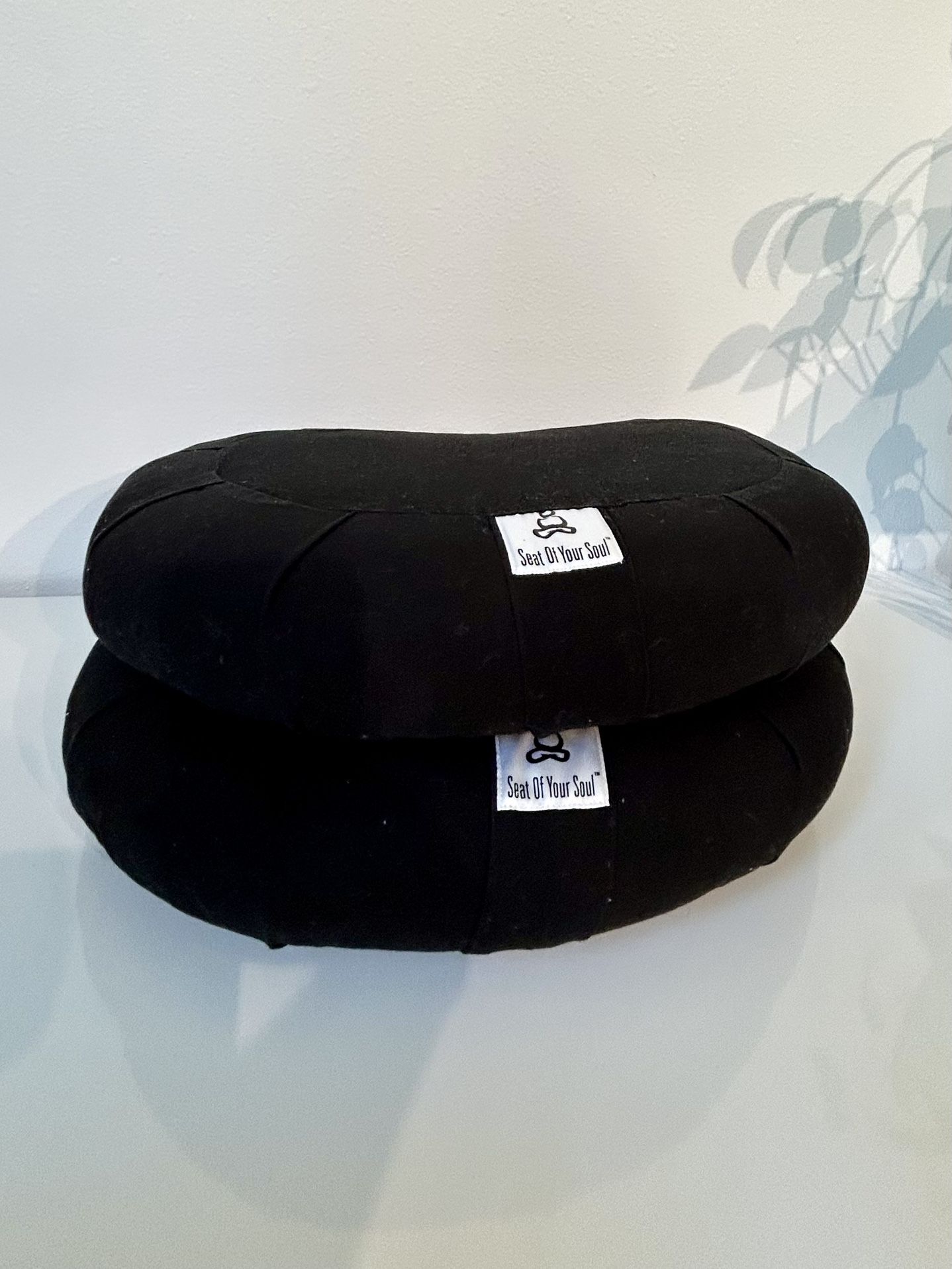 2 Crescent Meditation Cushions