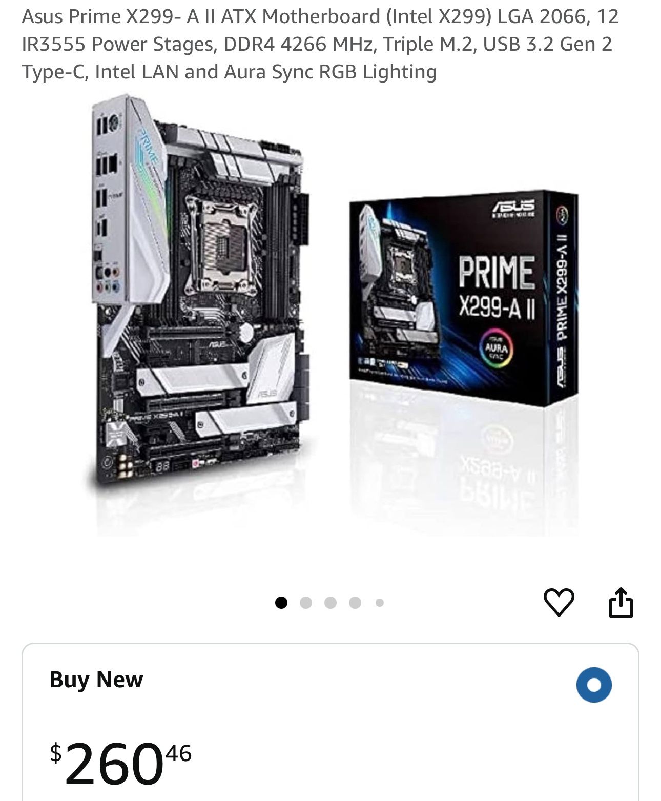 Asus Prime X299-A I| ATX Motherboard