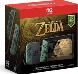 Nintendo Switch 2 The Legend of Zelda 40th Anniversary Edition Console in hand now!