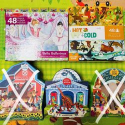 crocodile creek 48pieces puzzles