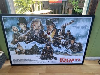 Hateful Eight Mondo Poster - Custom Frame