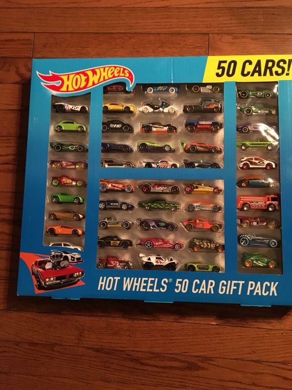 Hot wheels 50 car gift pack. $40 price firm. Cannot budge.