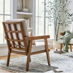 Boho Accent Chair Like New