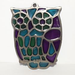 Stained Glass Owl Trivet