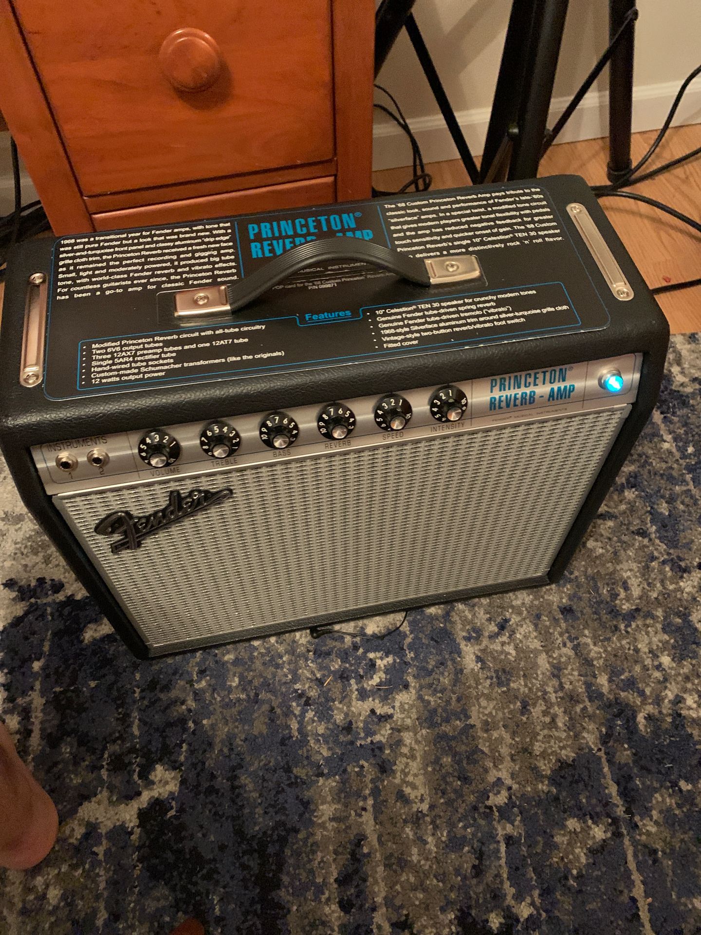 1968 fender Princeton reissue in new condition $700 obo