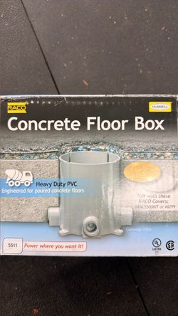 Concrete floor box - free