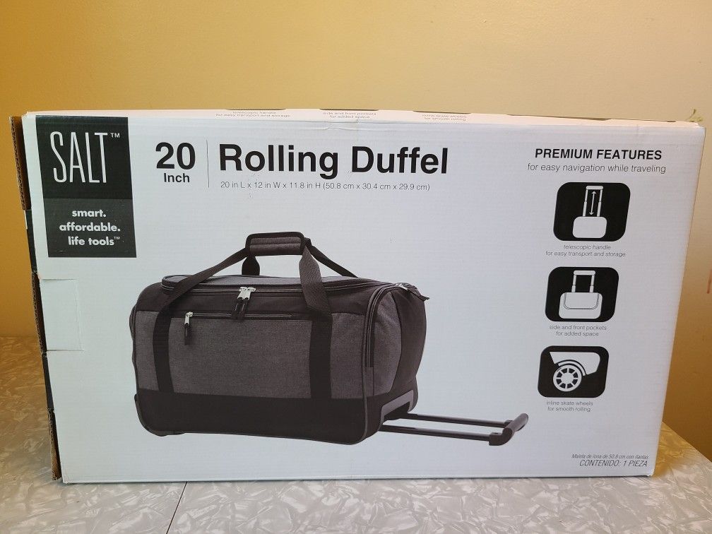 Salt 20" Inch Rolling Duffle Luggage Bag
