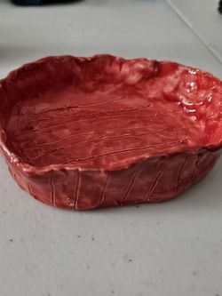 Red Dish,  AVAILABLE-Read Below