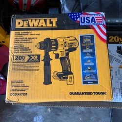 dewalt Tool Connect Hammer Drill Dcd997cb Brand New In The Box. The Price Is Firm.