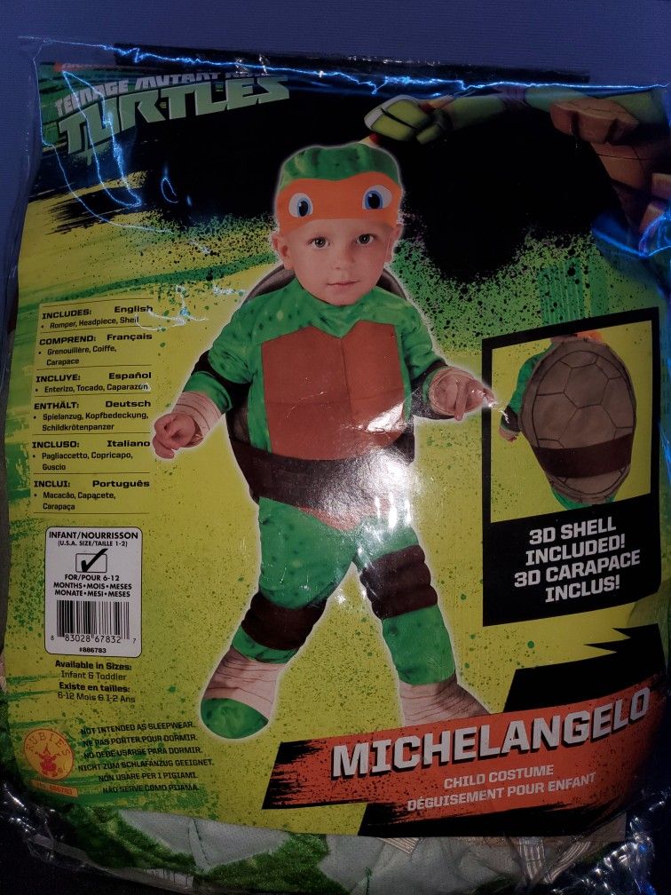 Michelangelo- Baby Costume