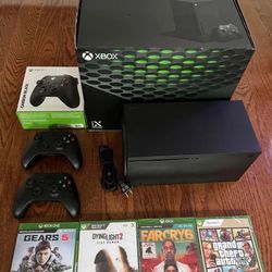 Series X Console Bundle With Games - Extra Two Controller - 1TB And Accessories 