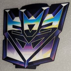 Transformers Holographic Lenticular Decal, Waterproof Peeker Sticker