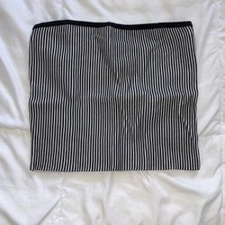 Black And White Crop Top