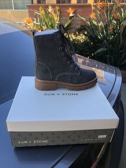 Denim Boots 