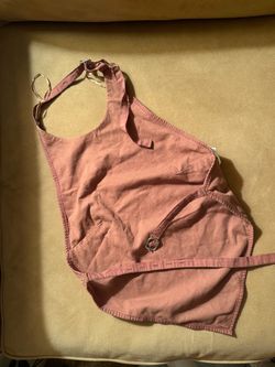 Brown ZARA triangle top ( open back )