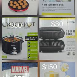 ALL BRAND NEW, AIR FRYER, POPCORN, MIXER,PRESSURE COOKER, BLENDER 